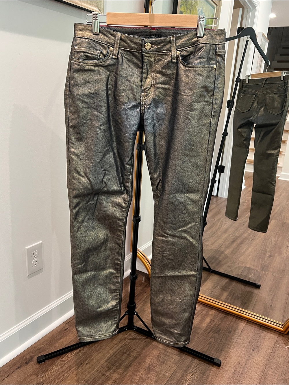 Kate Spade Metallic Denim Jeans